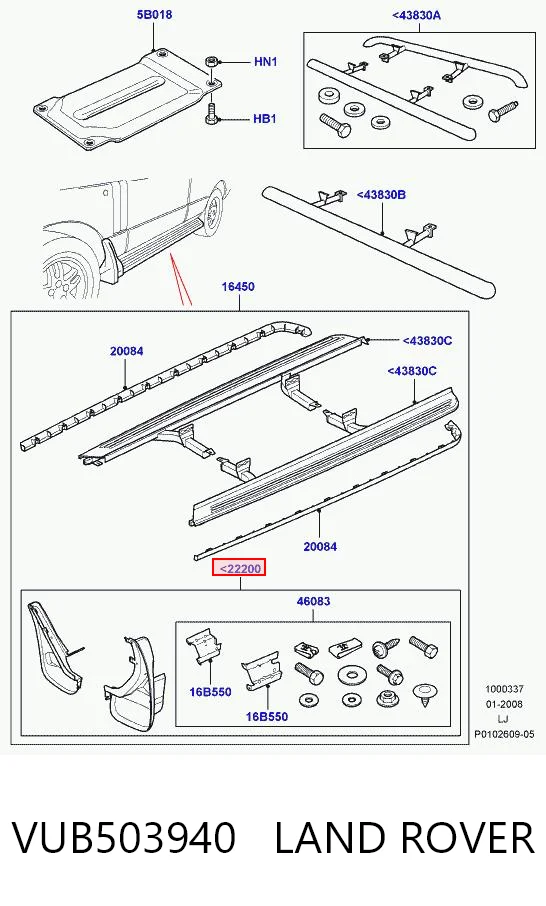 VUB503940 Land Rover