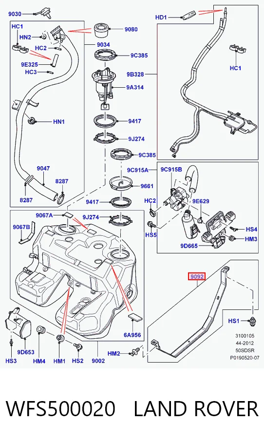 WFS500020 Land Rover