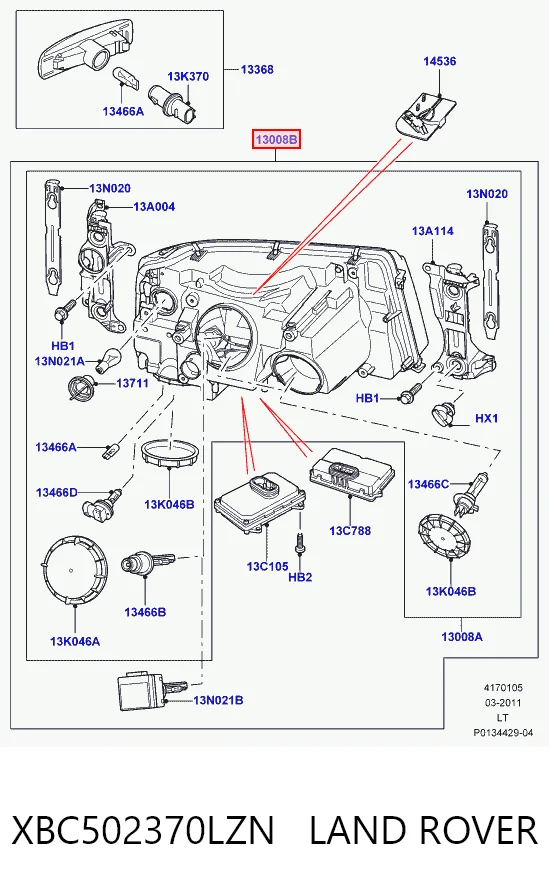 Comprar Faro izquierdo Land Rover Range Rover SPORT I L320