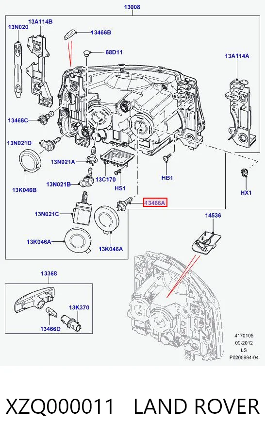 XZQ000011 Land Rover