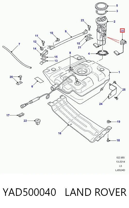 YAD500040 Land Rover