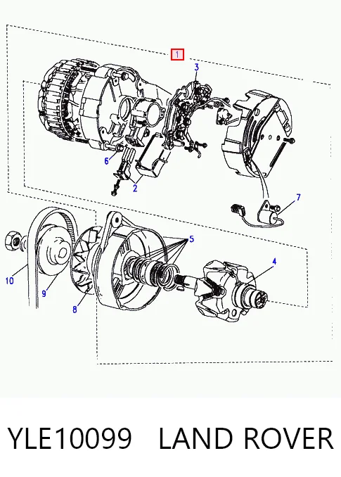 3671529M91 Perkins Alternador de coche