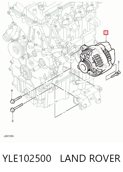 Alternador del motor MG YLE000260 precio, desde 189,16 EUR