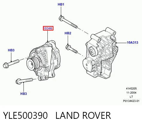 YLE500390 Land Rover Alternador de coche
