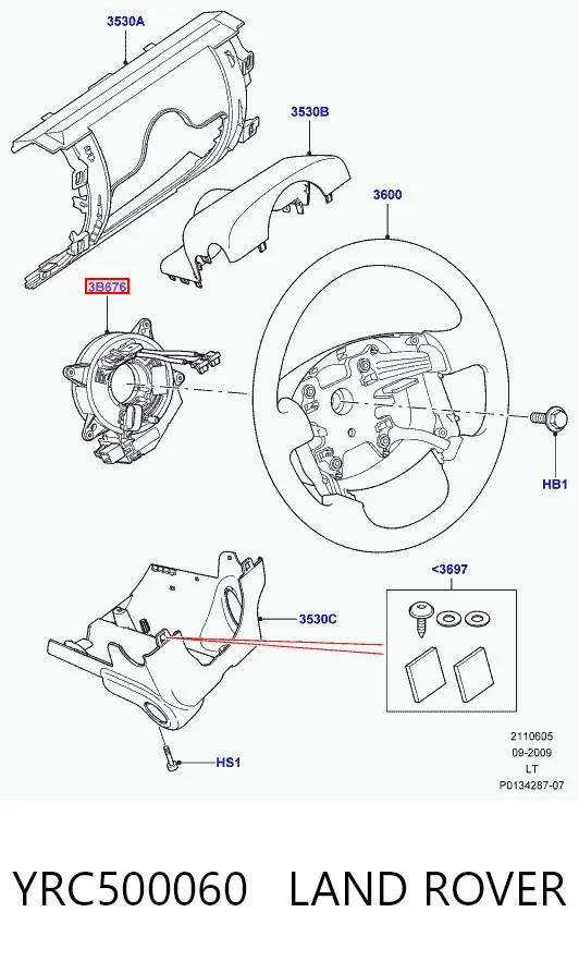  Anillo AIRBAG Land Rover Range Rover 