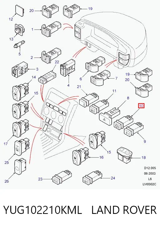 YUG102210KML Land Rover