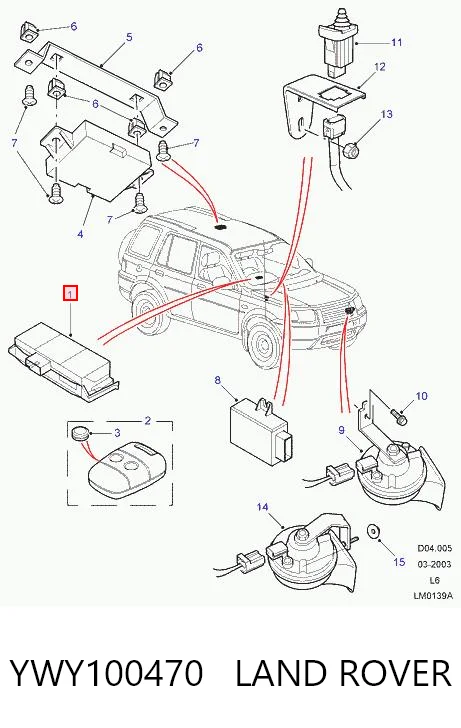 YWY100470 Land Rover