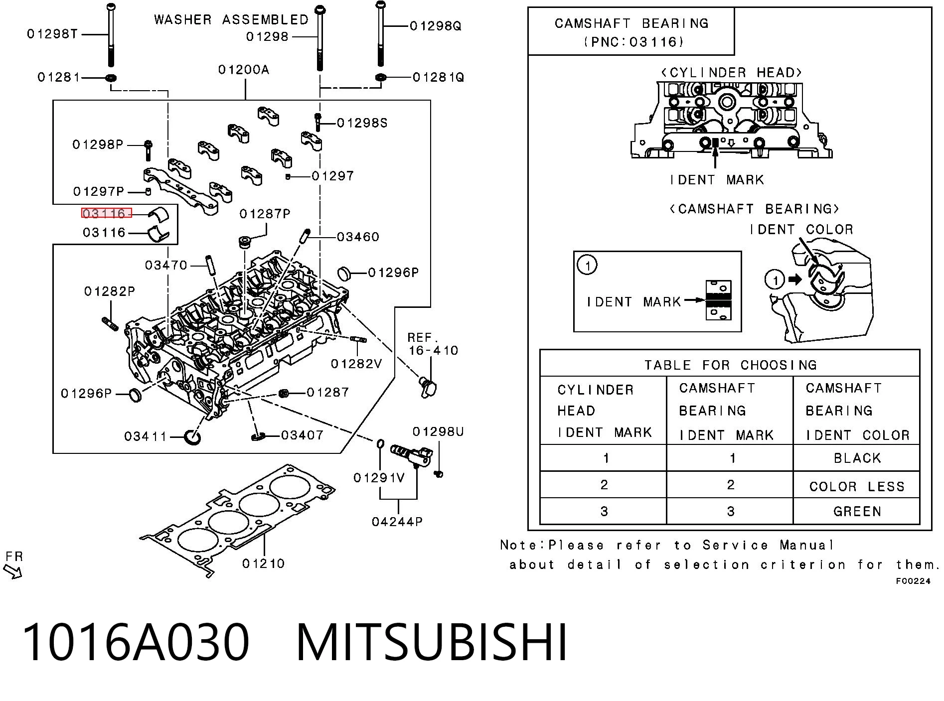 1016A030 Mitsubishi