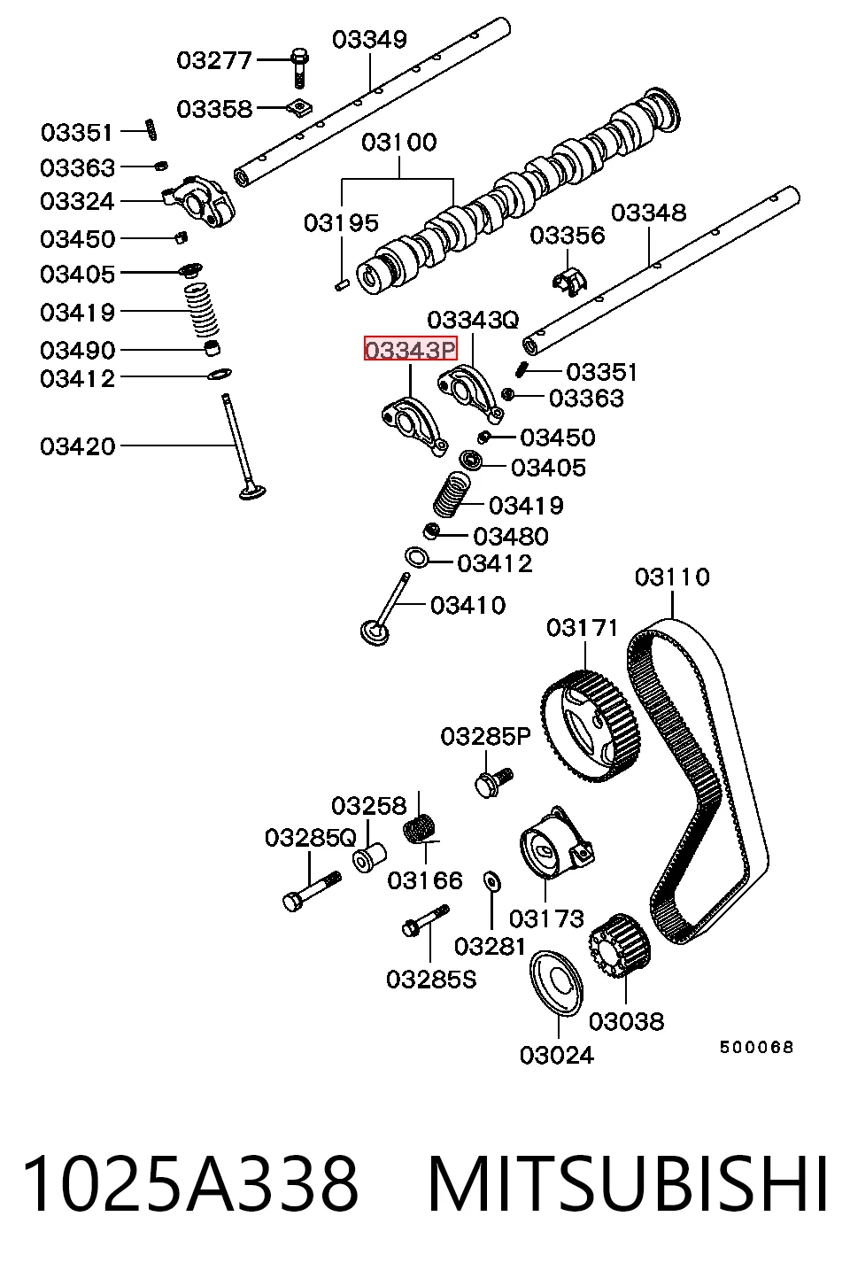 1025A338 Mitsubishi