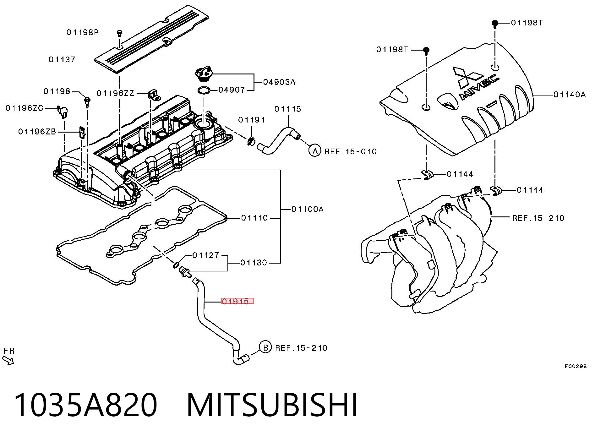 1035A820 Mitsubishi 