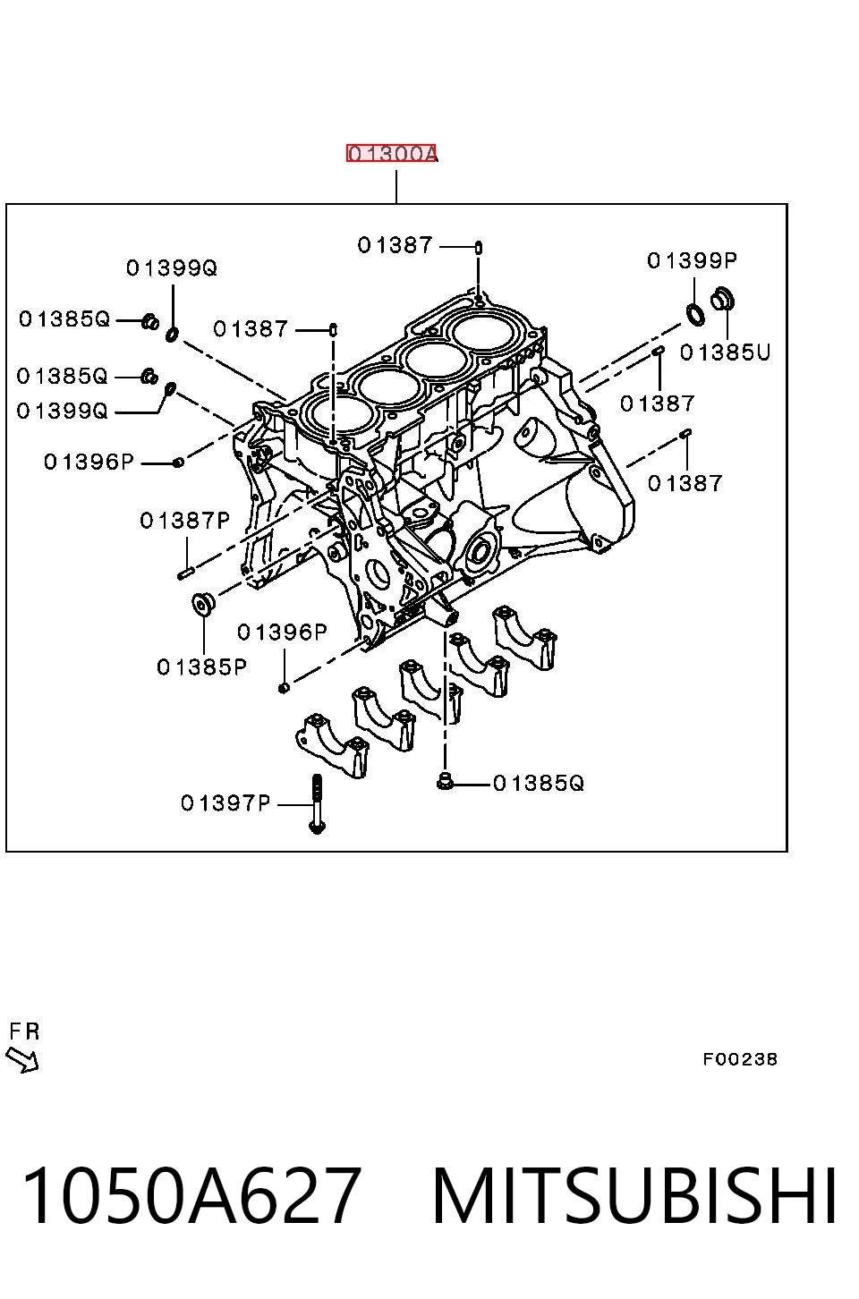 1050A627 Mitsubishi