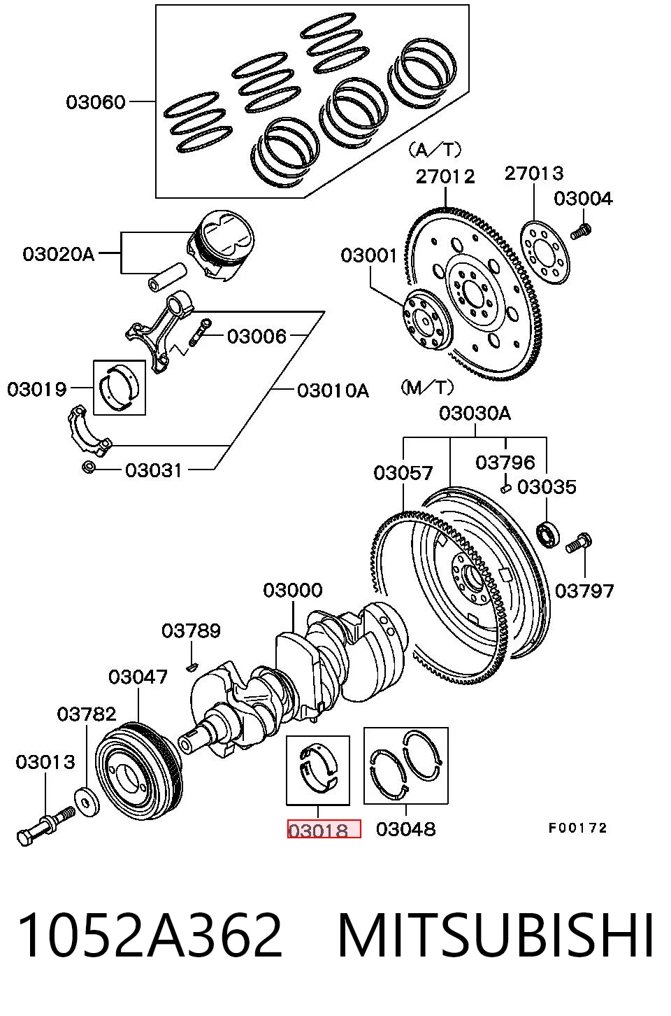 1052A362 Mitsubishi