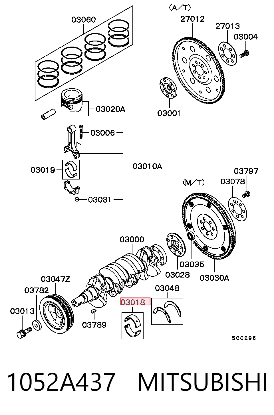 1052A437 Mitsubishi