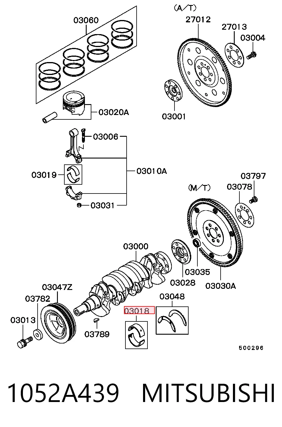 1052A439 Mitsubishi