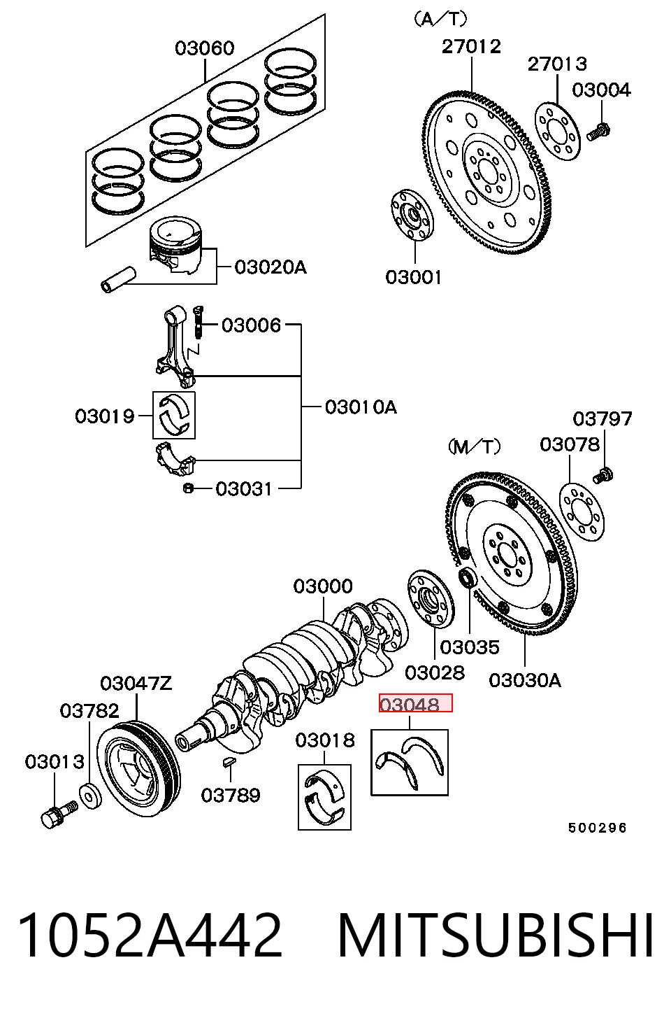 1052A442 Mitsubishi