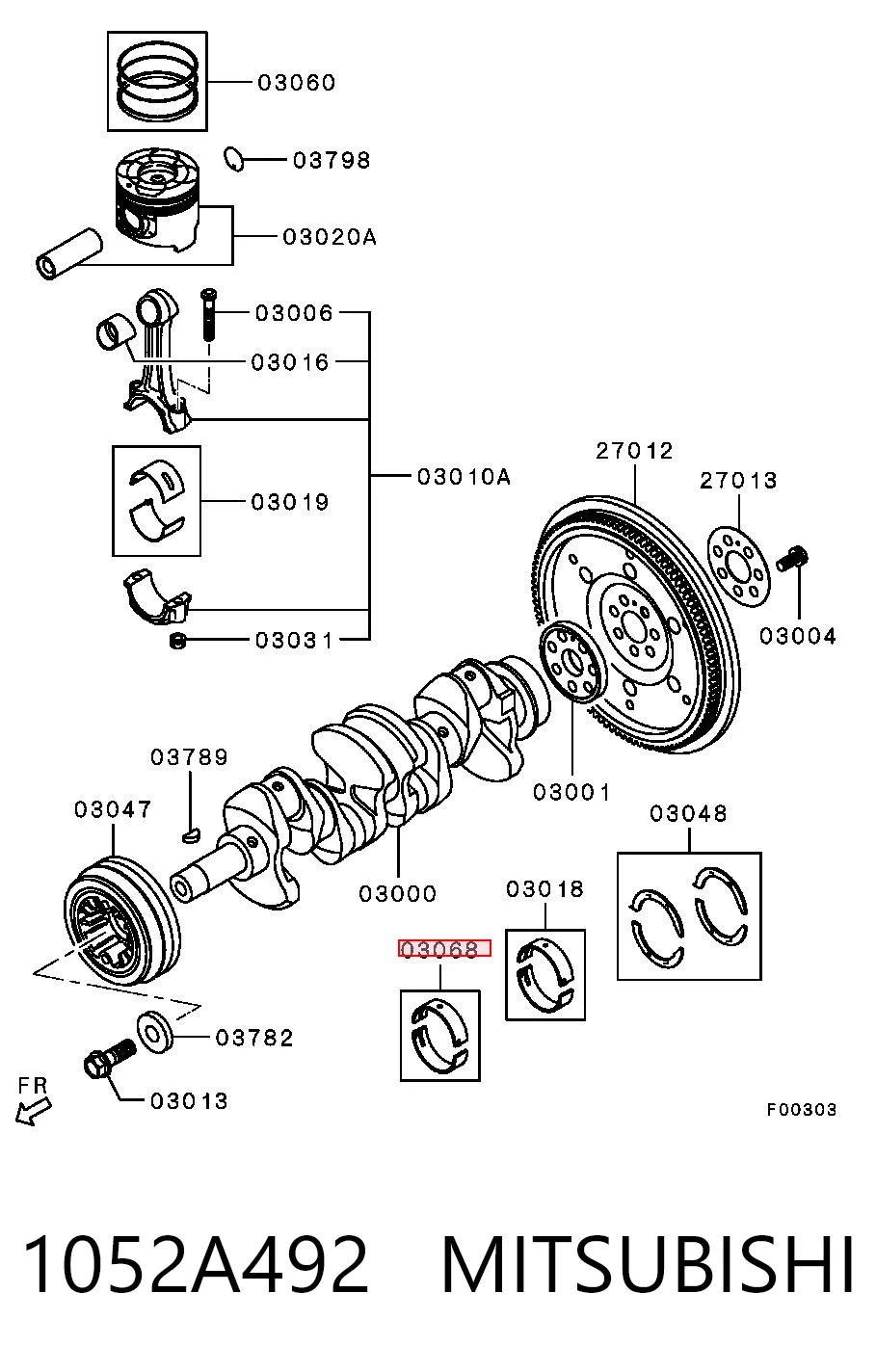 1052A492 Mitsubishi