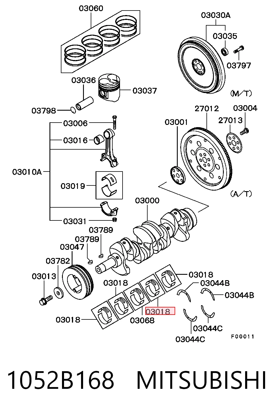 1052B168 Mitsubishi