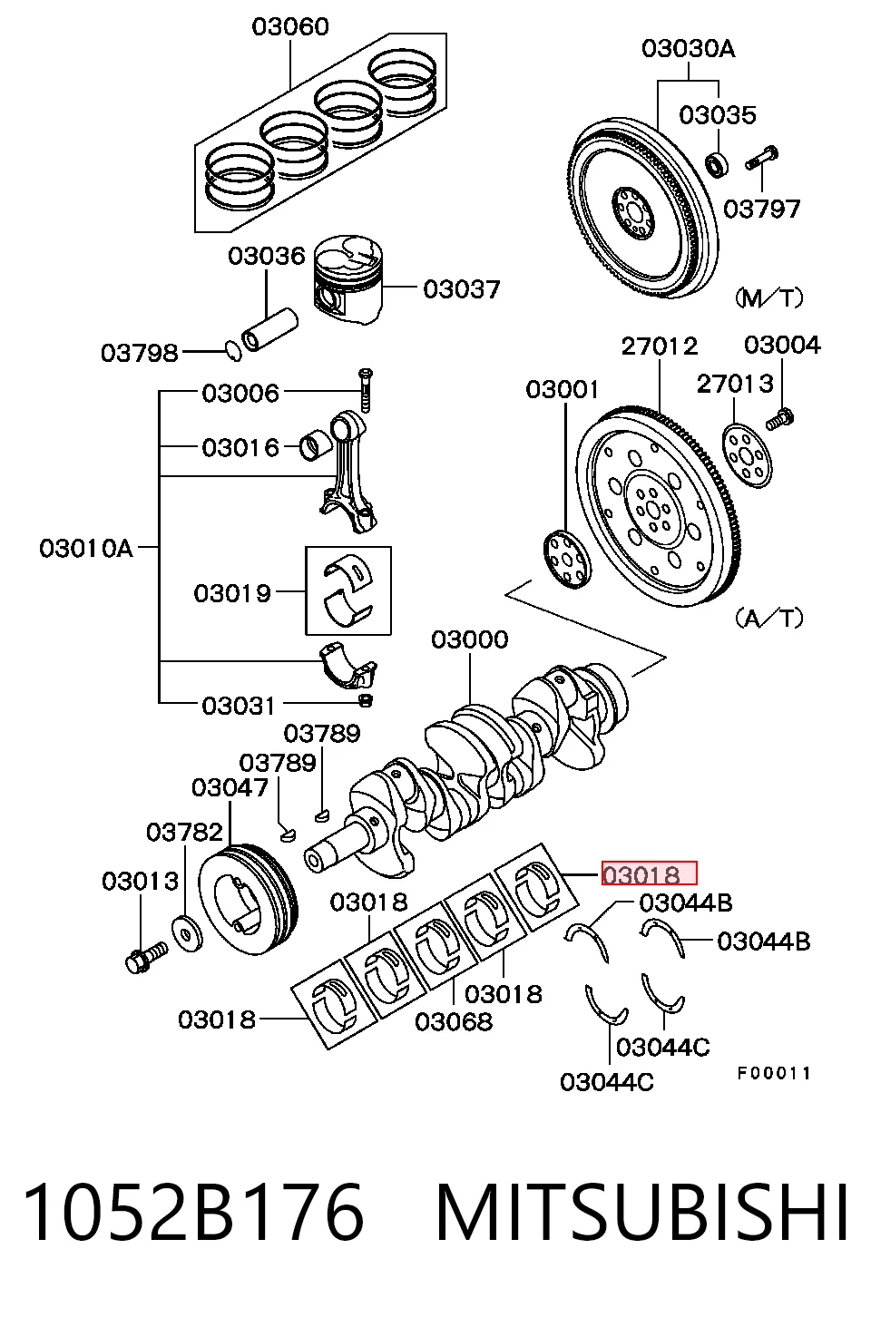 1052B176 Mitsubishi