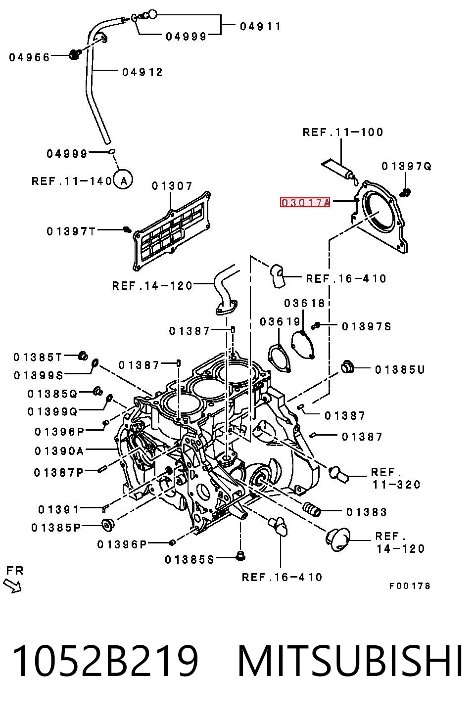 1052B219 Mitsubishi