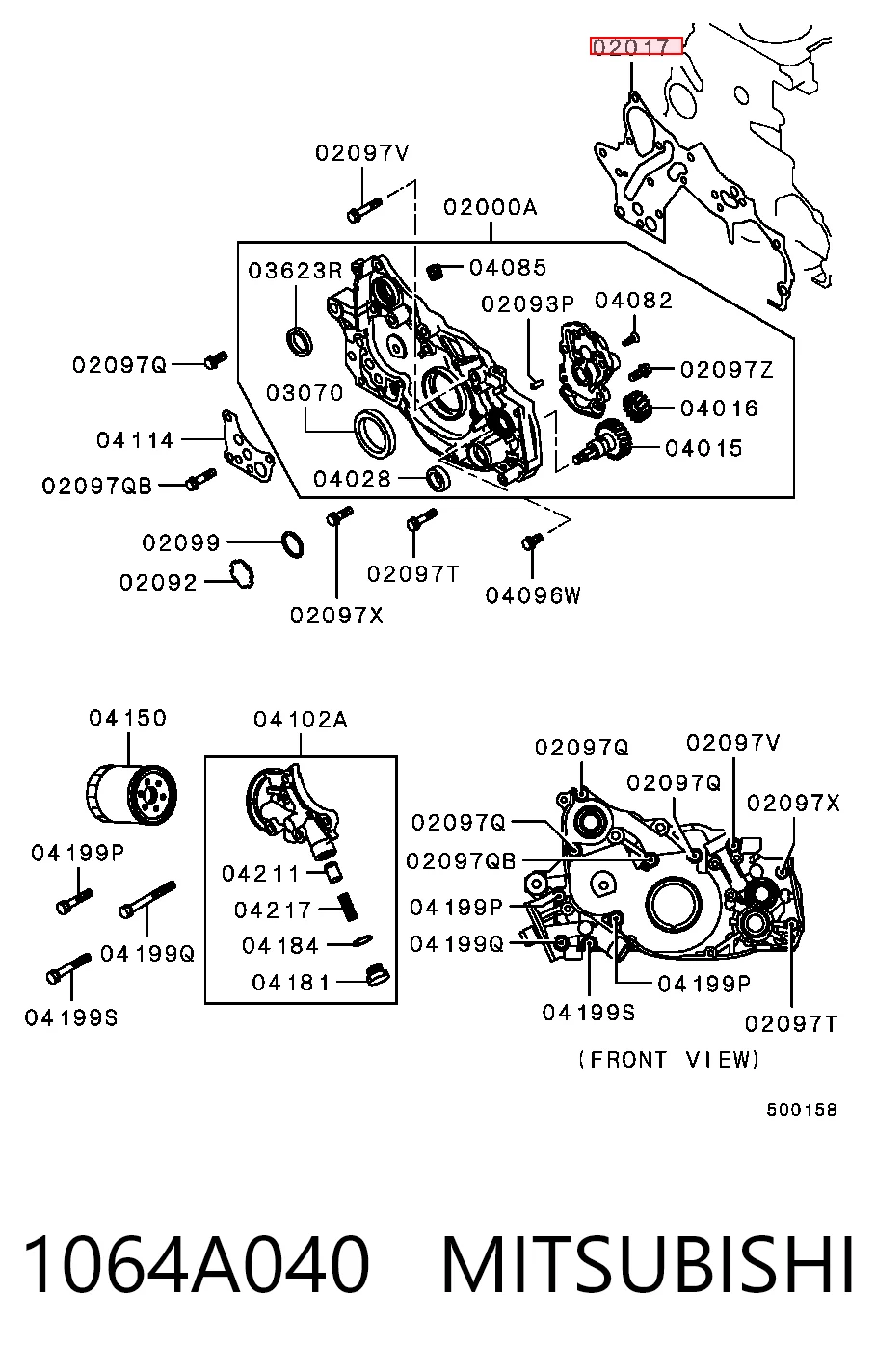 1064A040 Mitsubishi