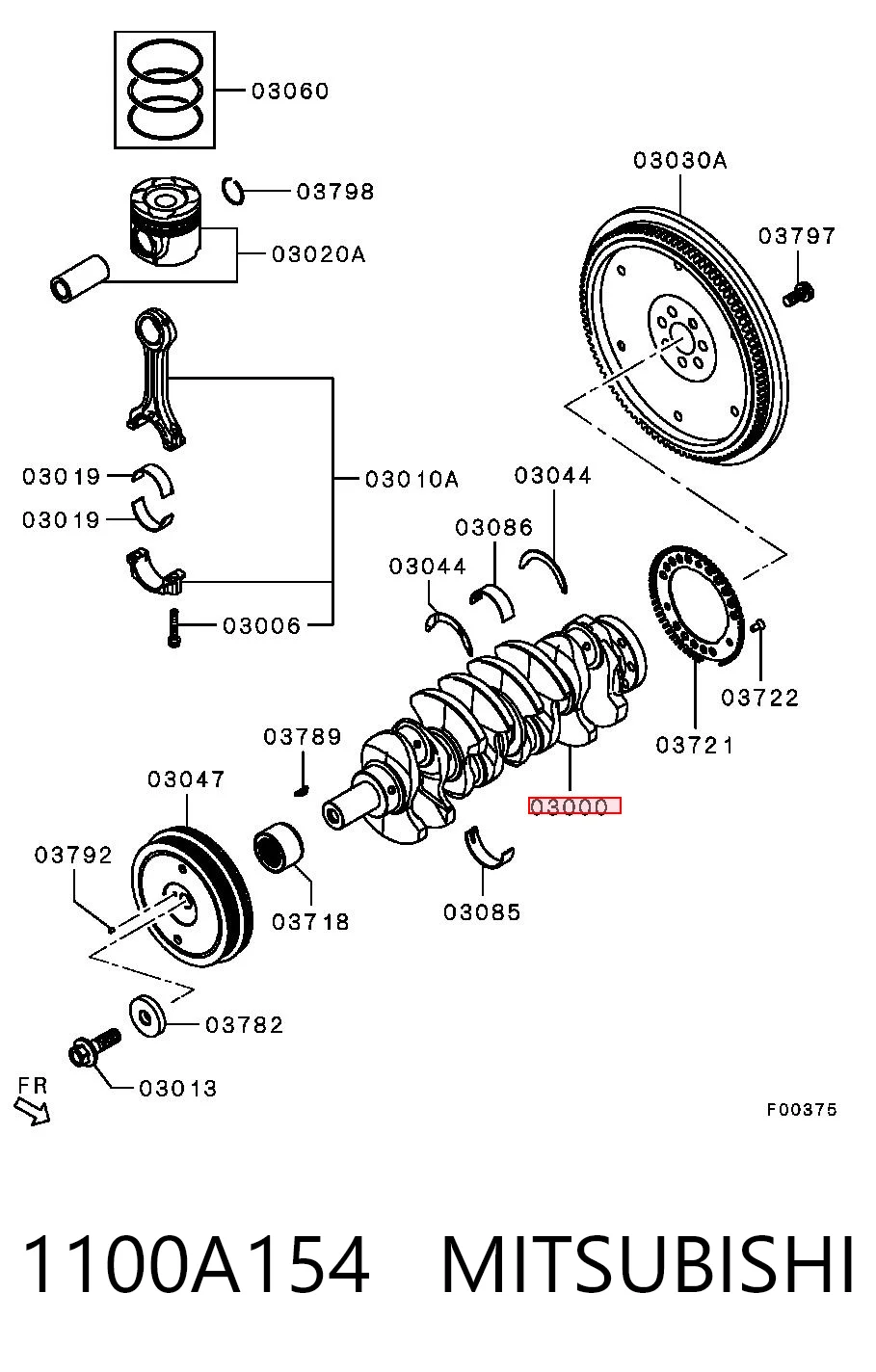1100A154 Mitsubishi