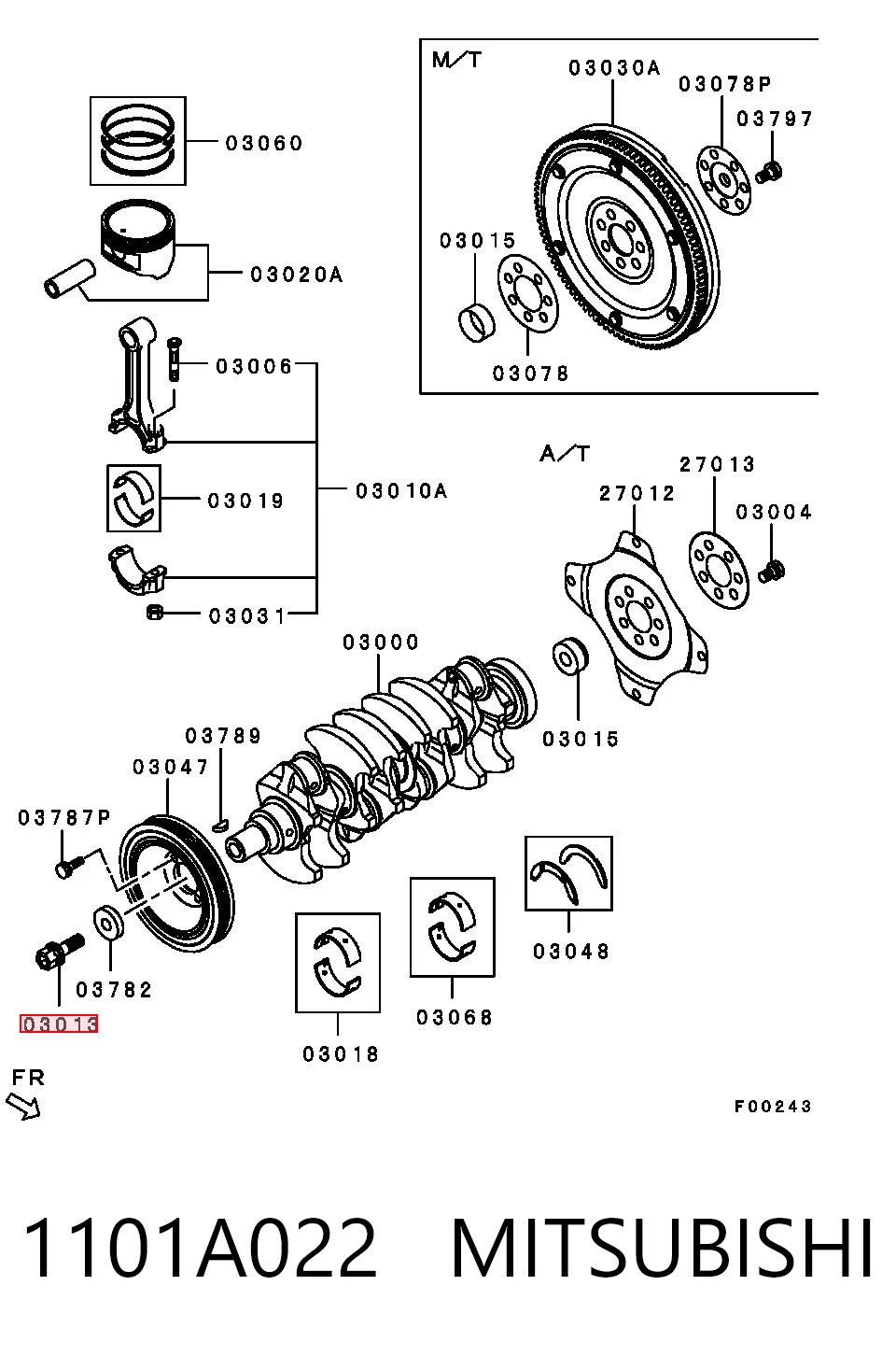 1101A022 Mitsubishi