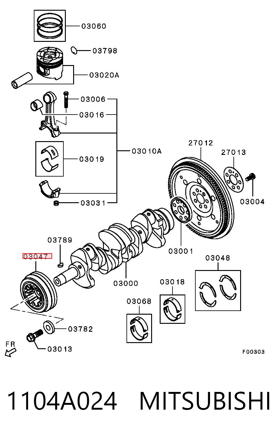 1104A024 Mitsubishi