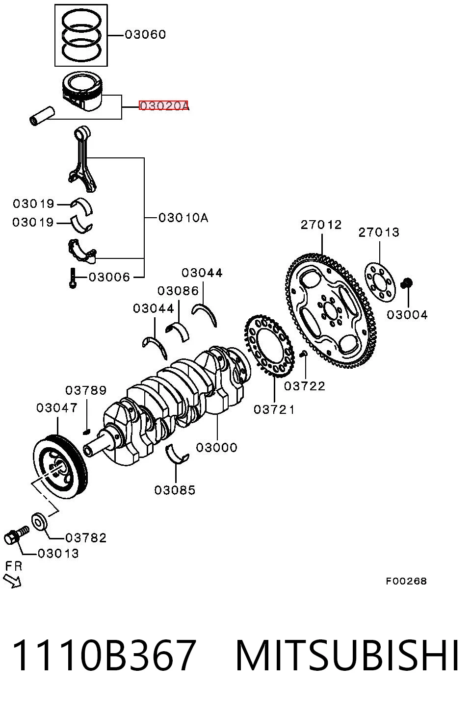 1110B367 Mitsubishi