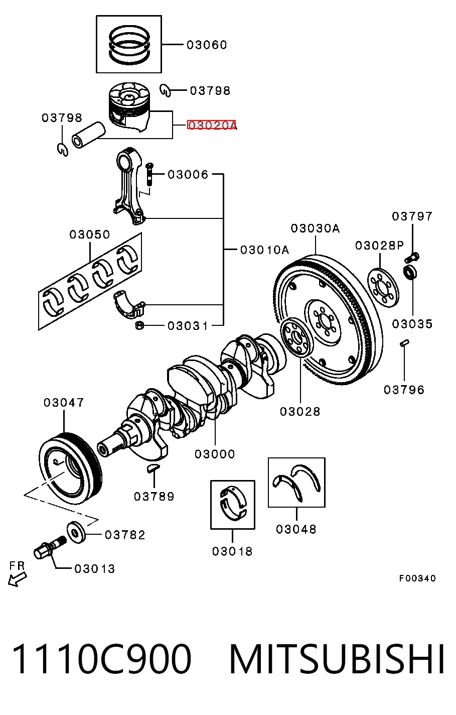 1110C900 Mitsubishi