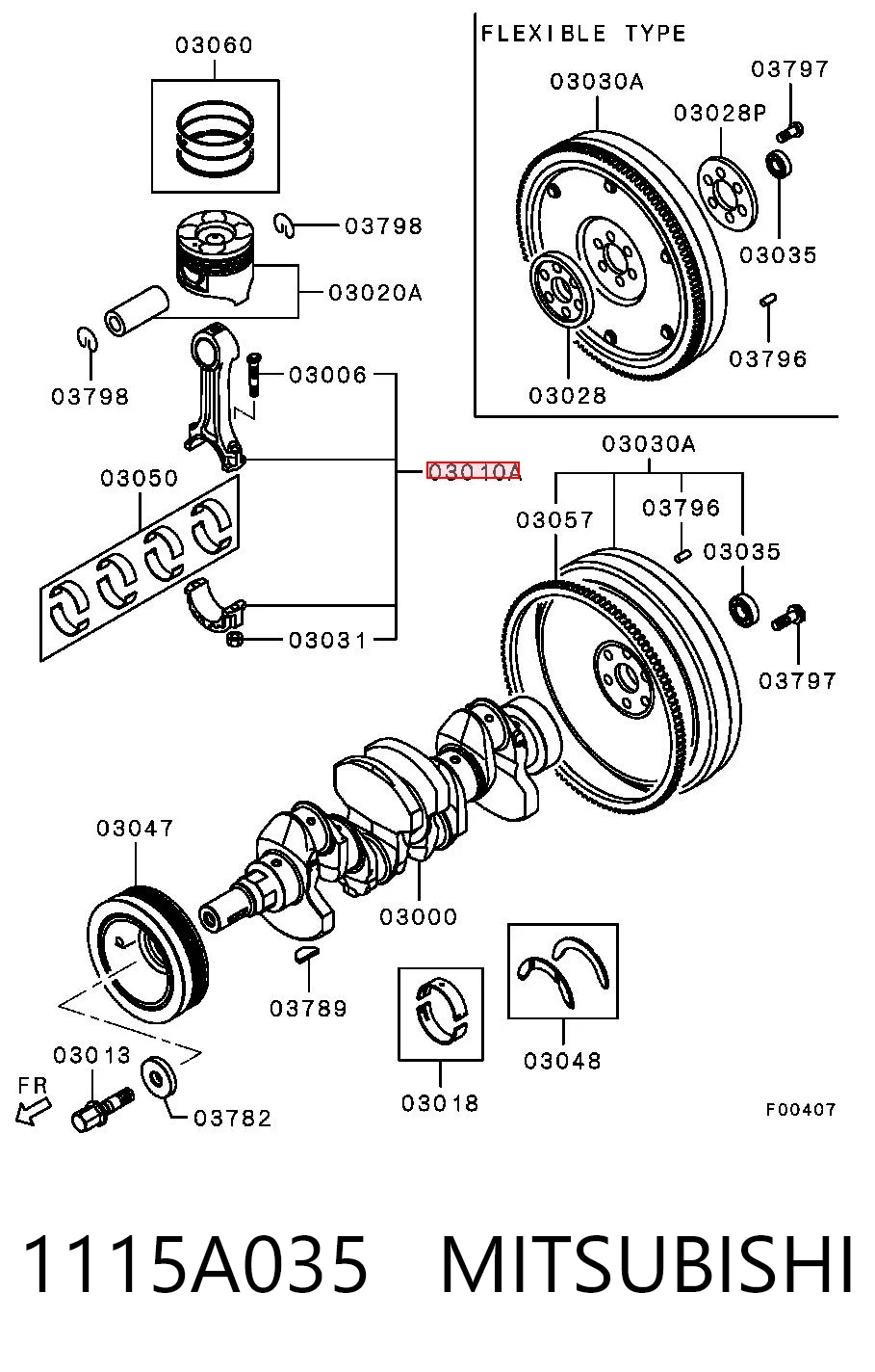 1115A343 Chrysler Biela