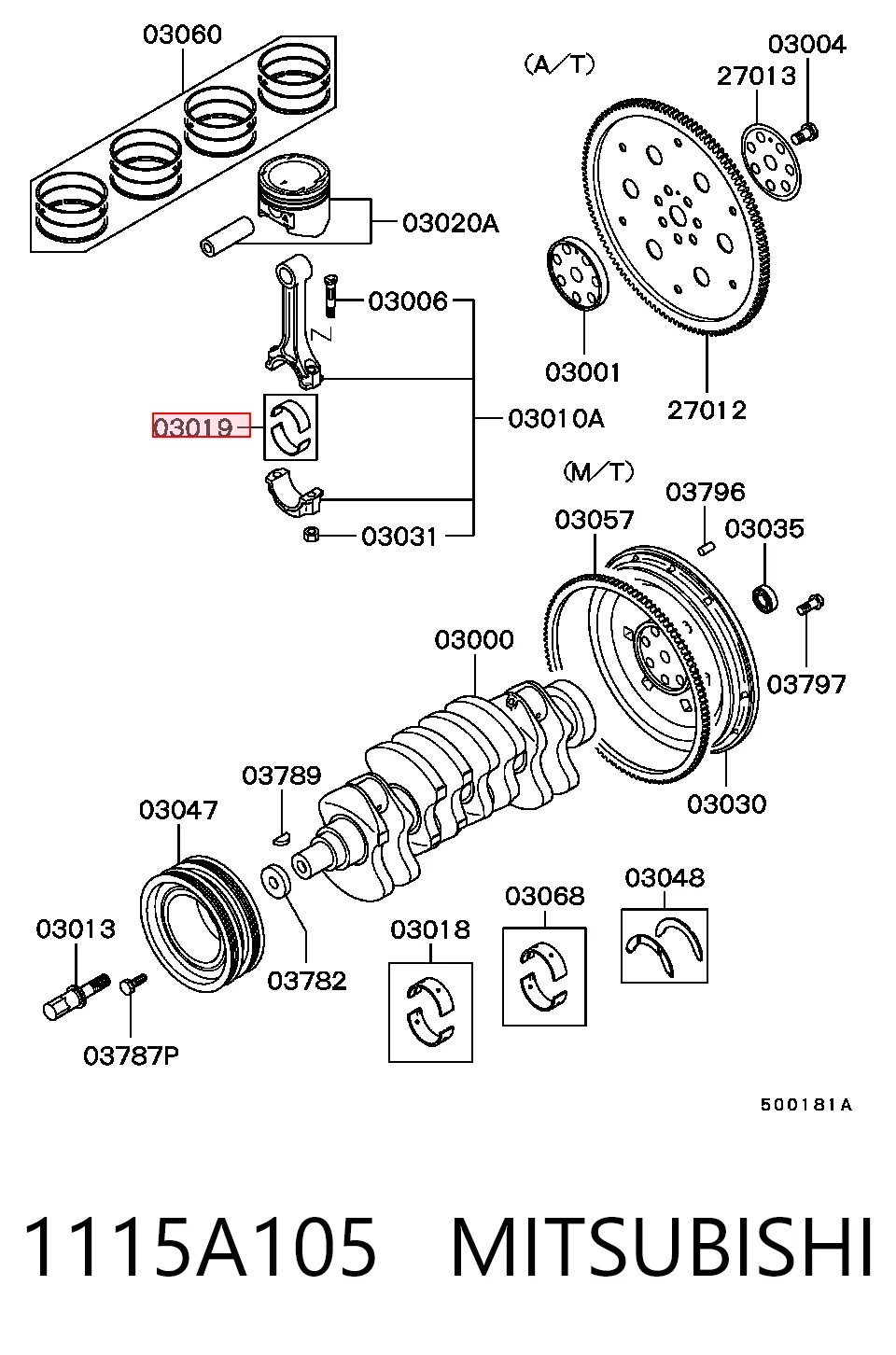 1115A105 Mitsubishi