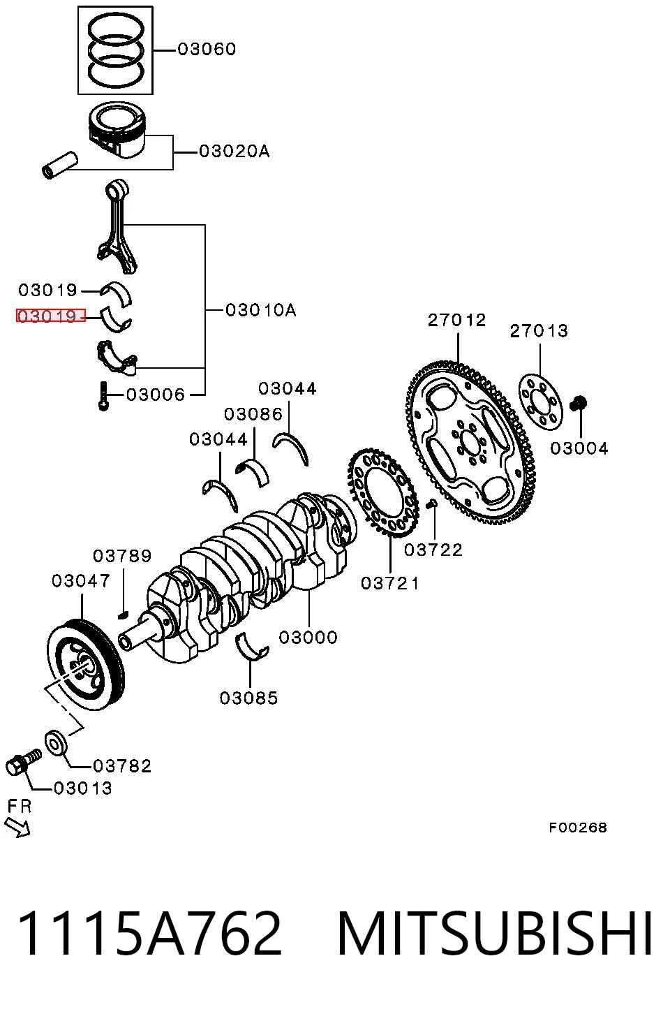 1115A762 Mitsubishi