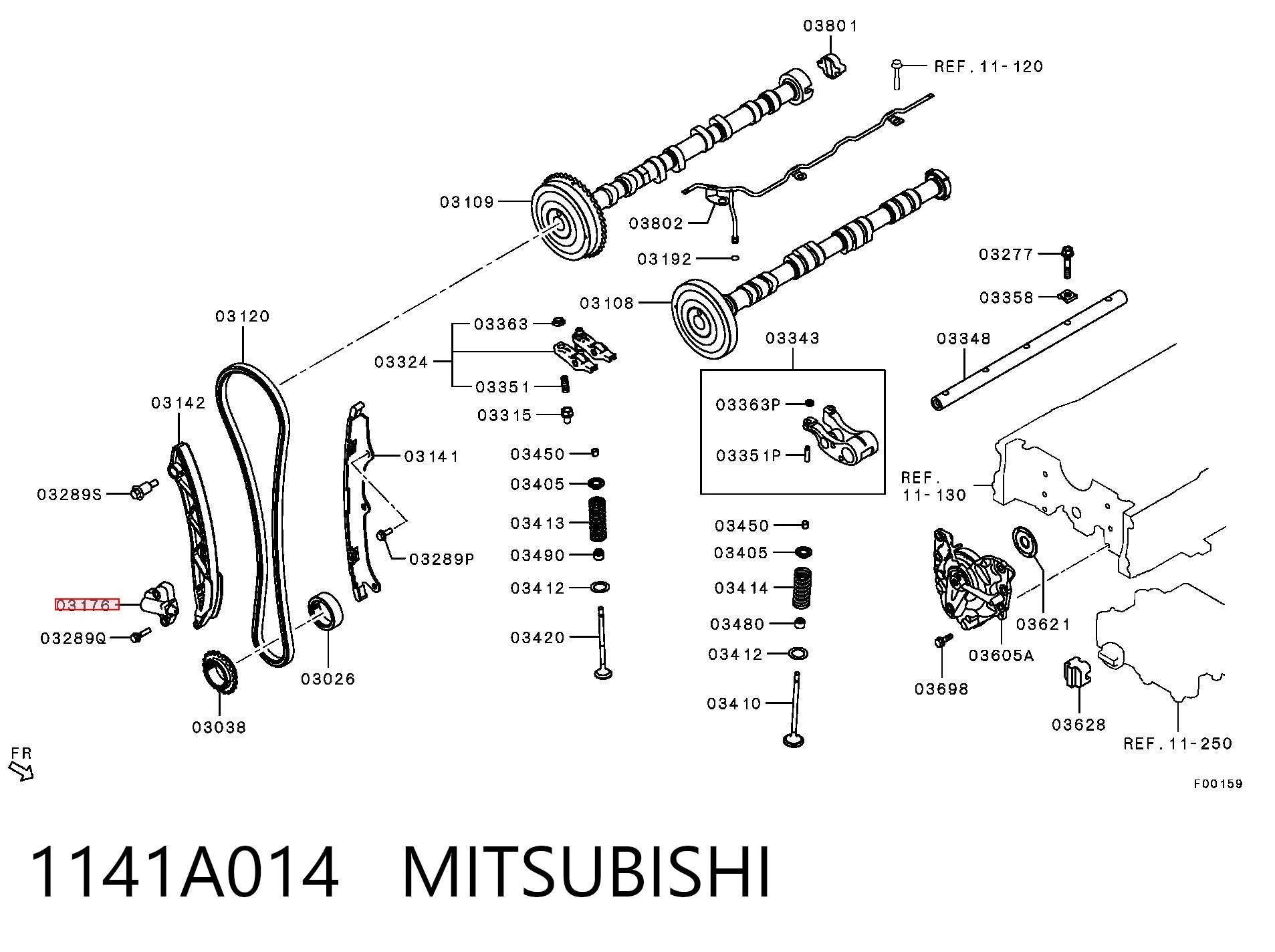 1141A014 Mitsubishi