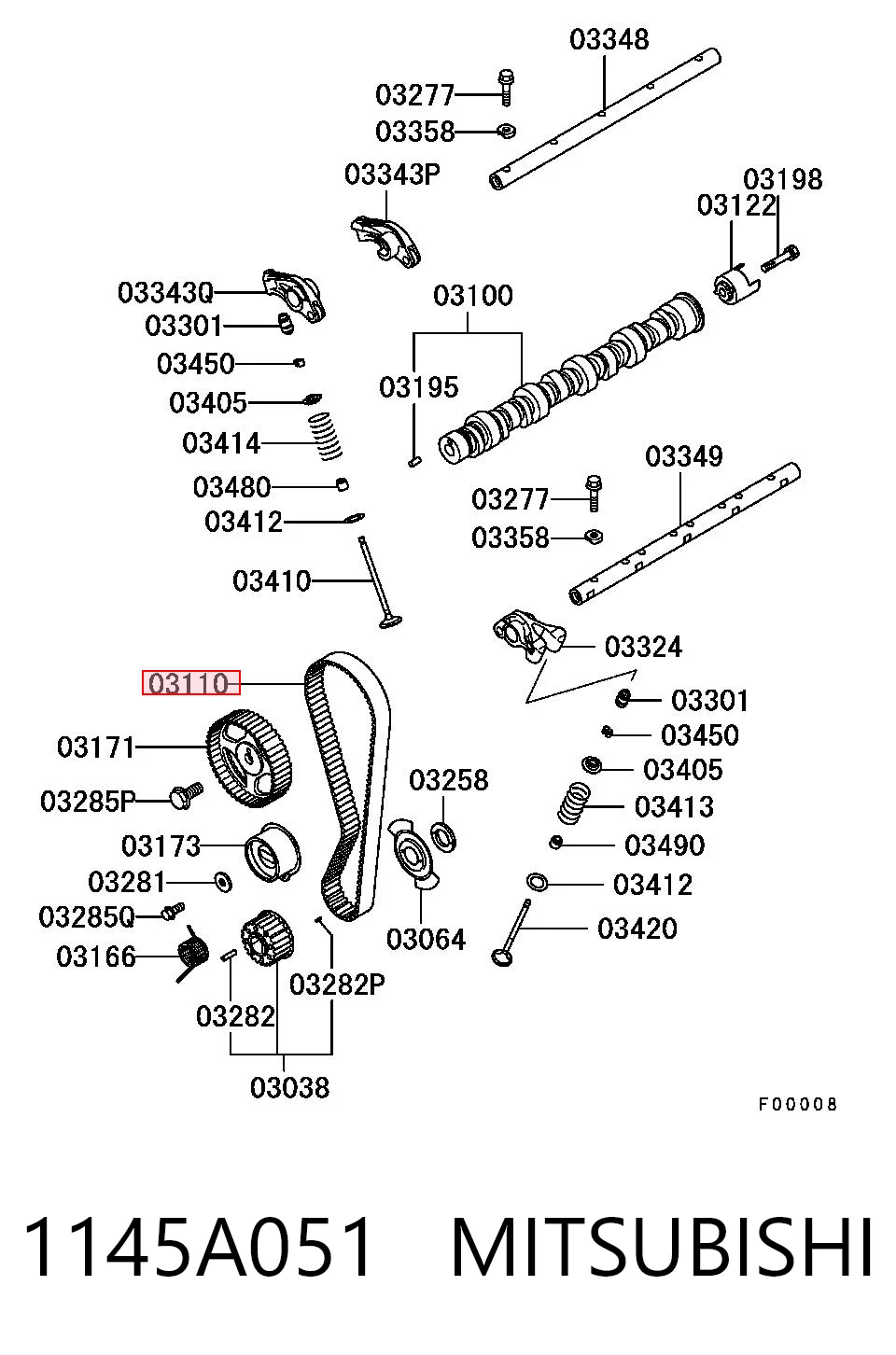1145A051 Mitsubishi