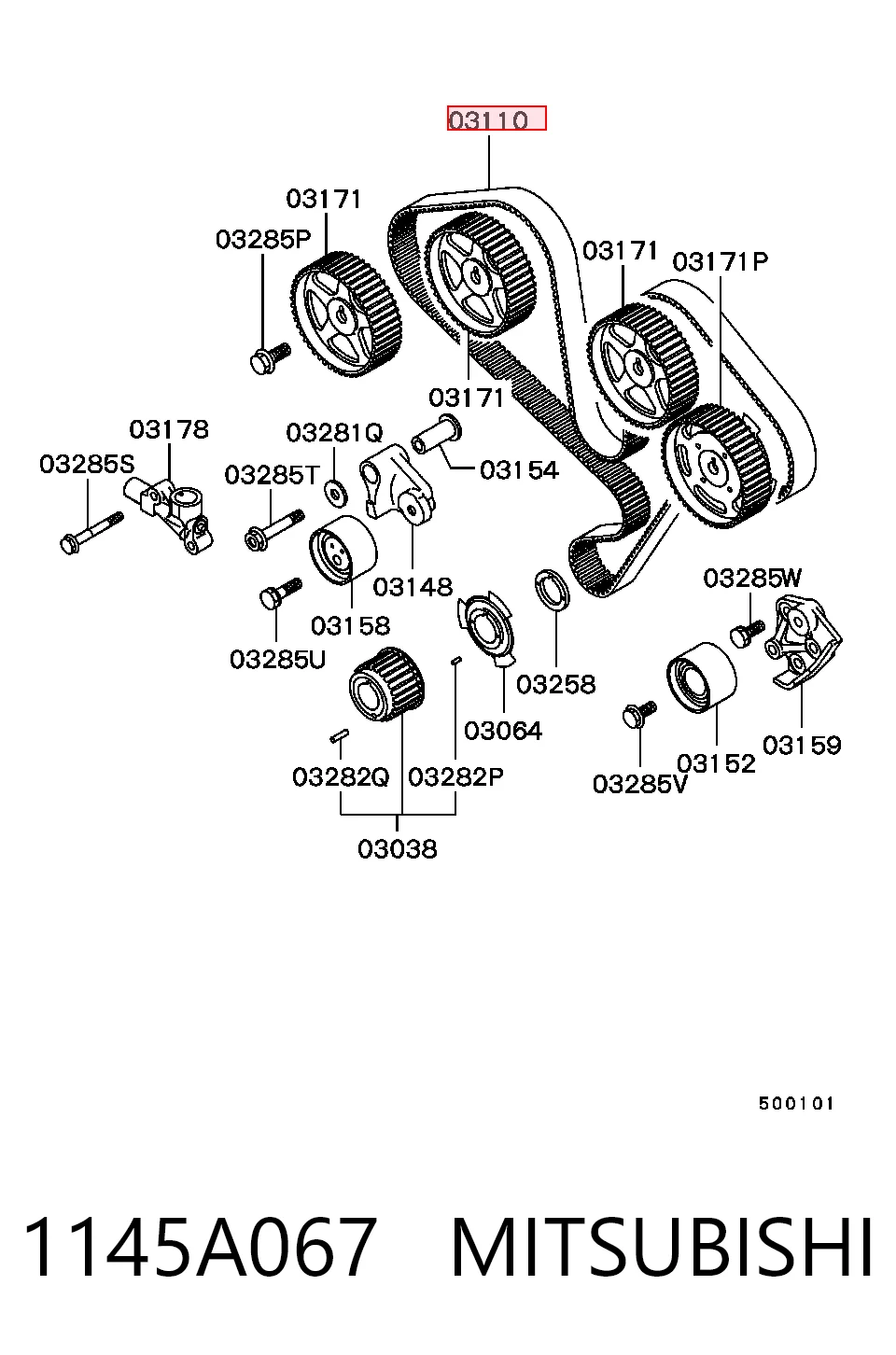 1145A067 Mitsubishi