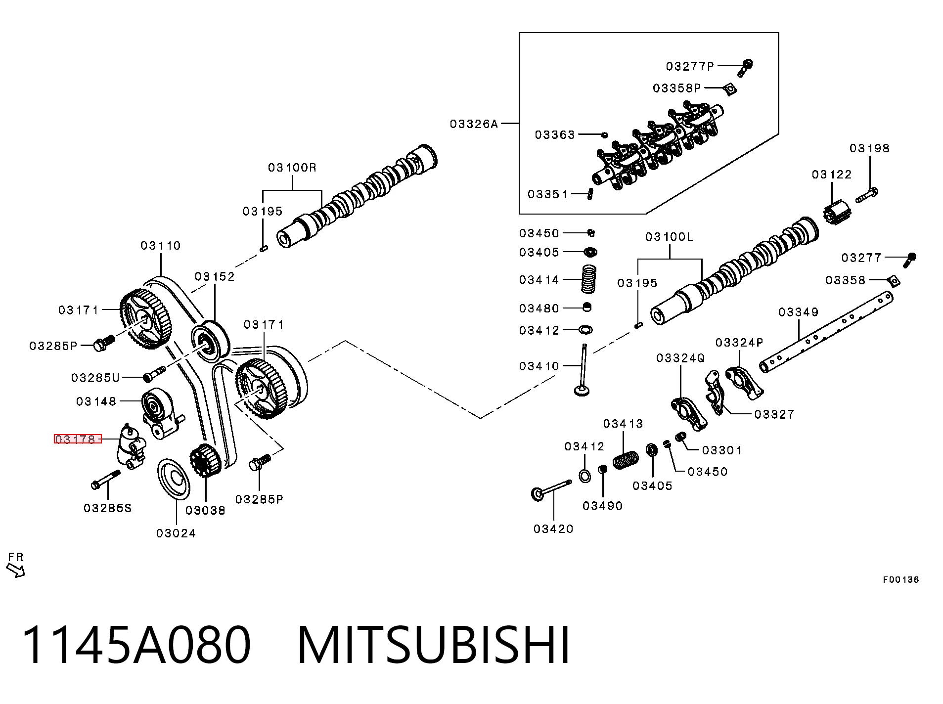 1145A080 Mitsubishi