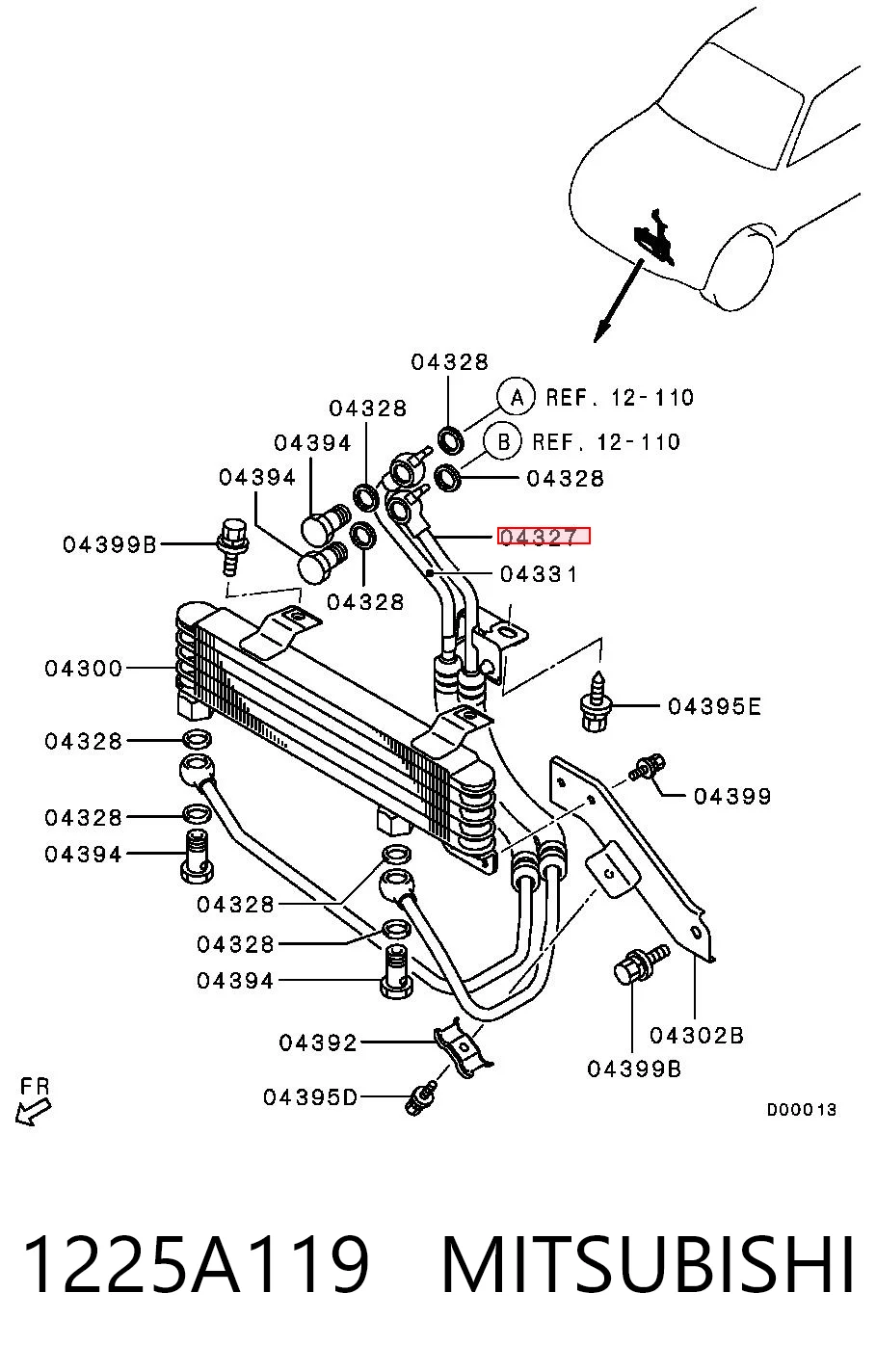 1225A119 Mitsubishi