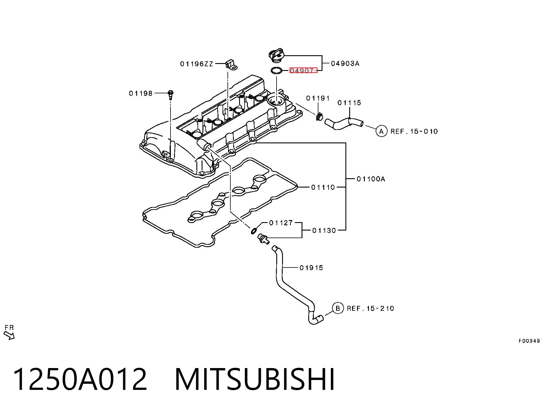 1250A012 Mitsubishi