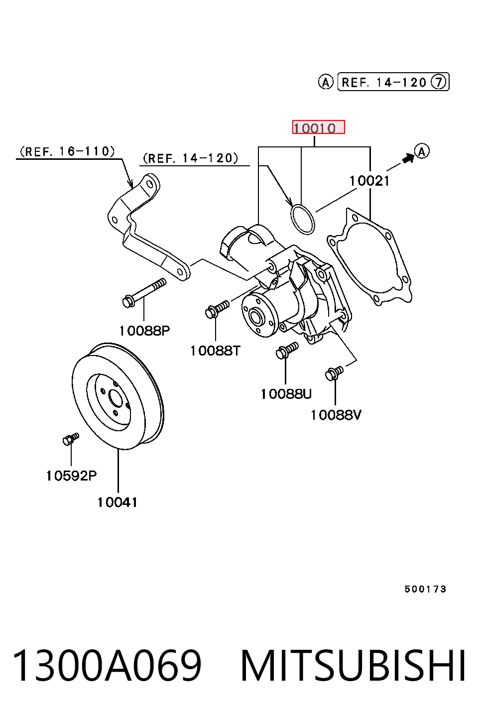 1300A069 Mitsubishi