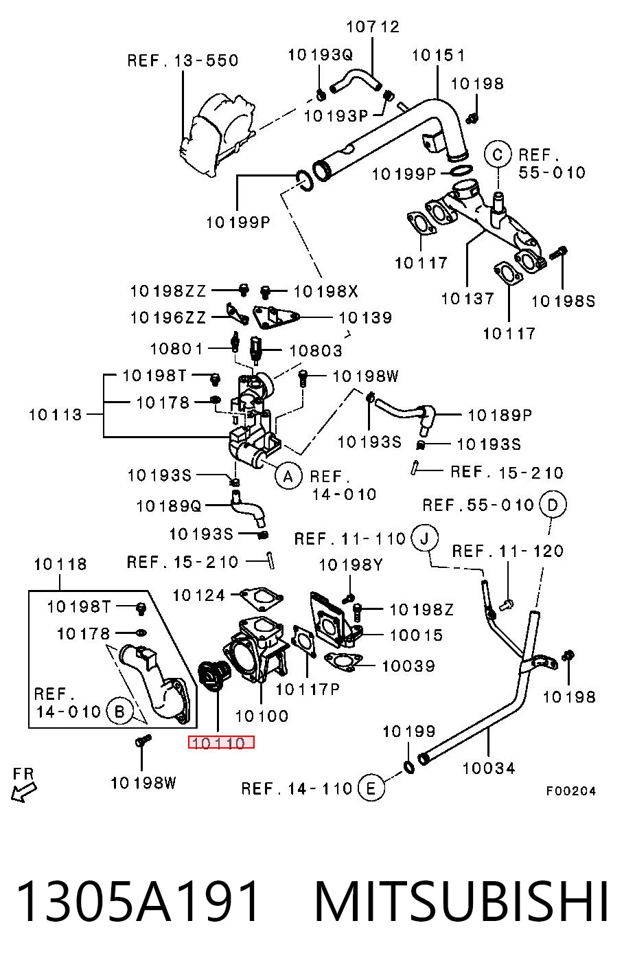 1305A191 Mitsubishi