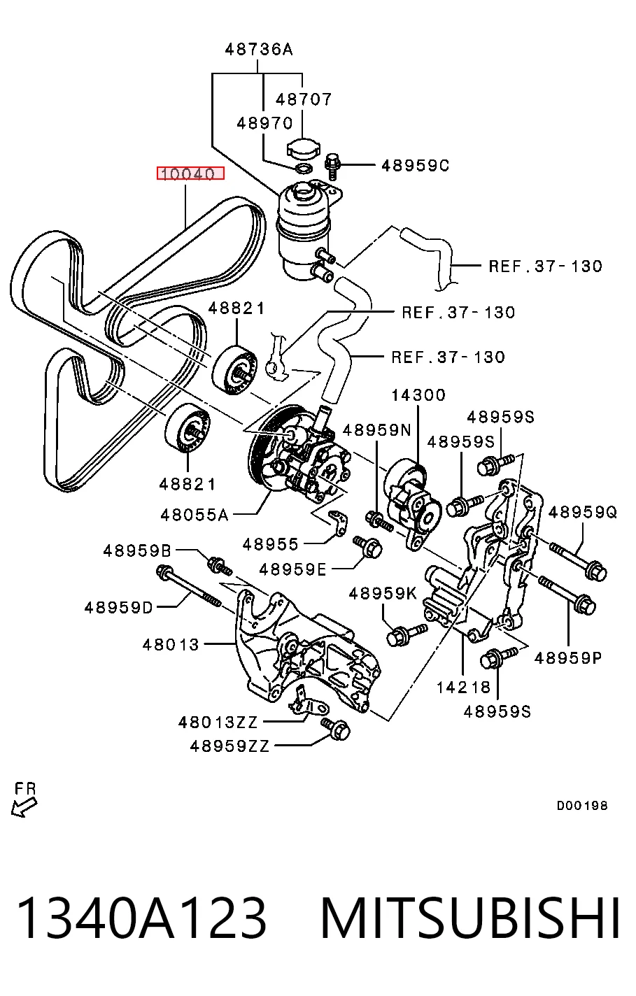 1340A123 Mitsubishi
