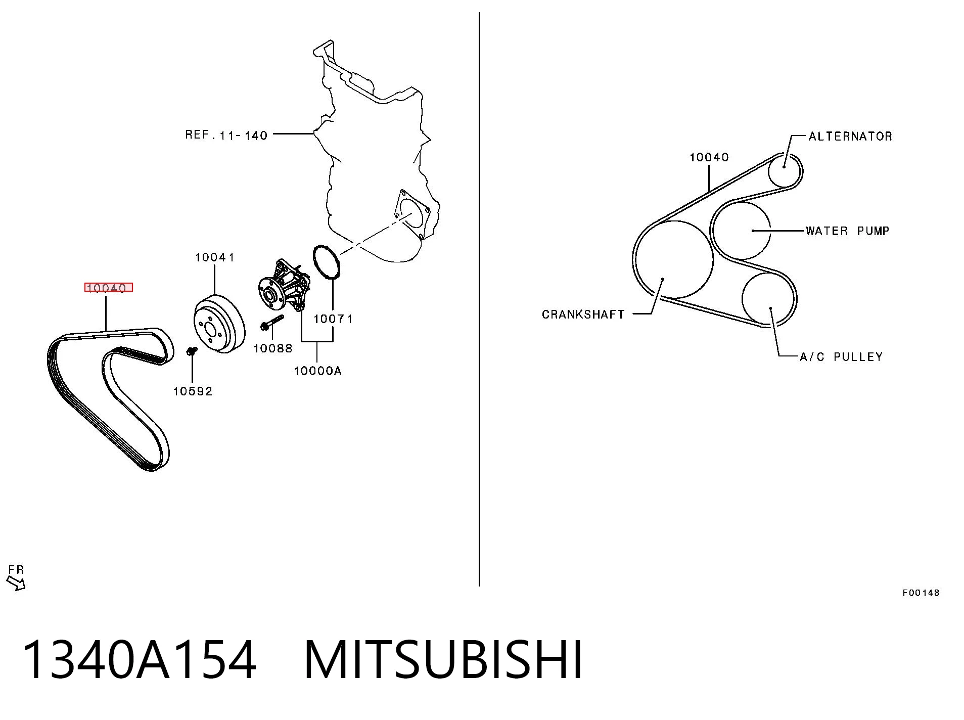 1340A154 Mitsubishi