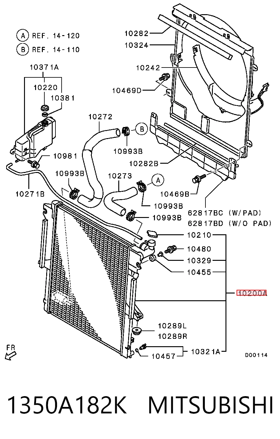 1350A182K Mitsubishi