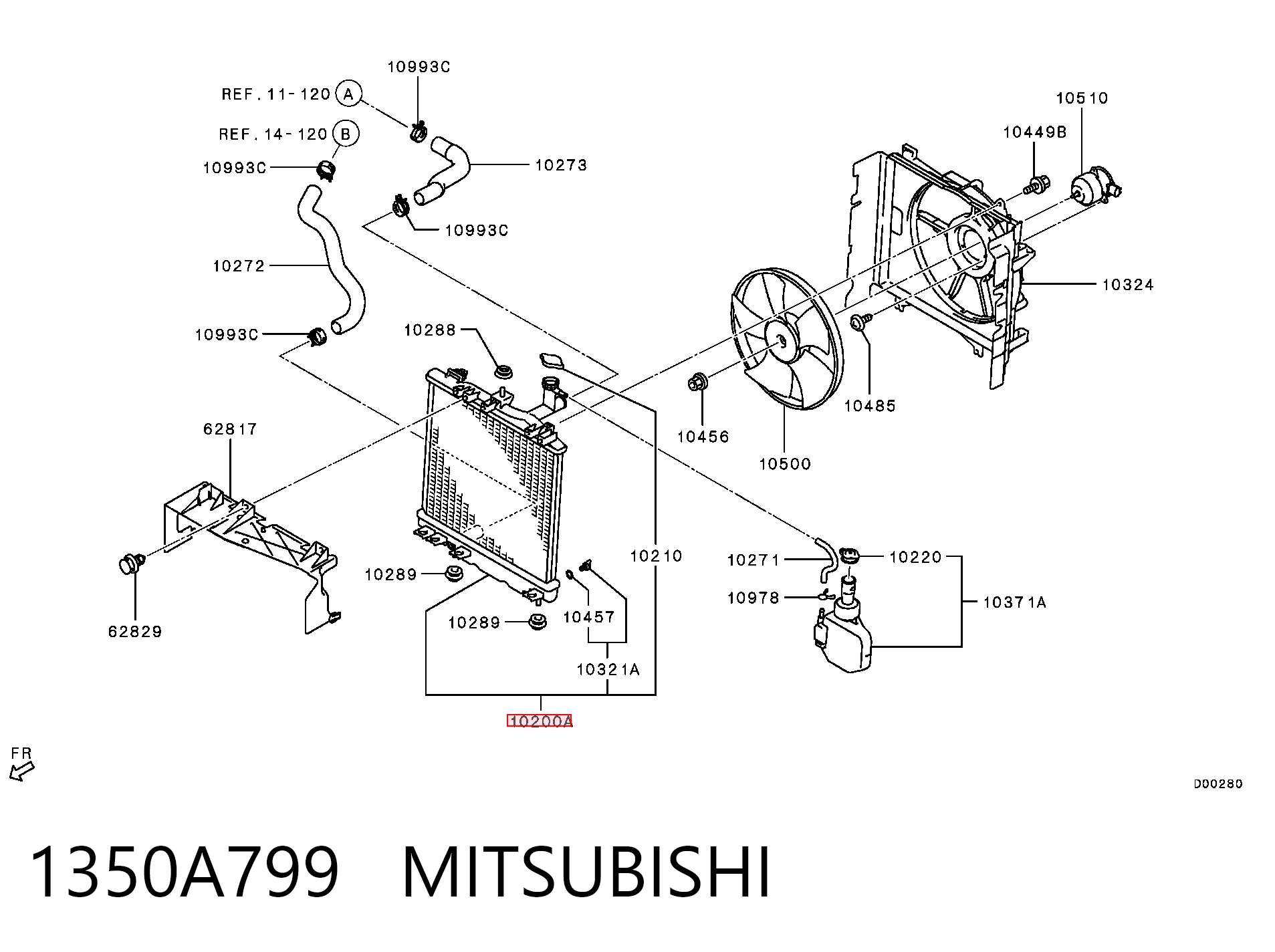 Comprar Radiador Mitsubishi Space Star MIRAGE A0