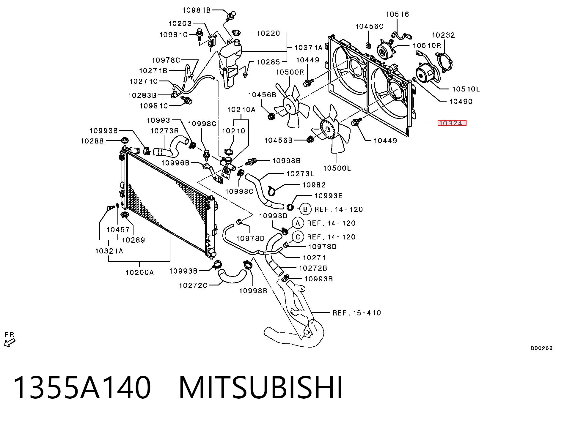 1355A140 Mitsubishi