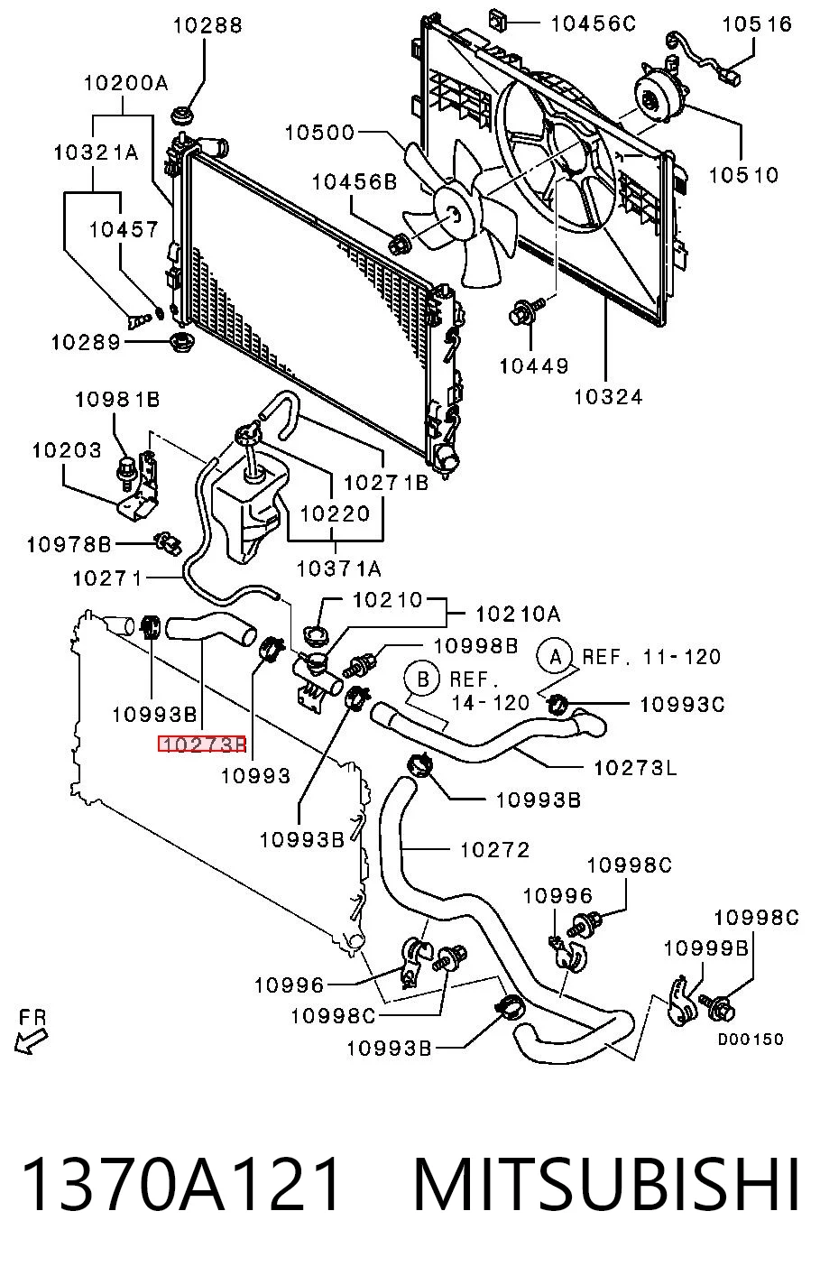 1370A121 Mitsubishi