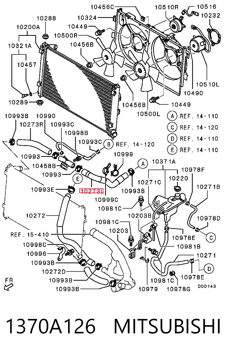 1370A126 Mitsubishi