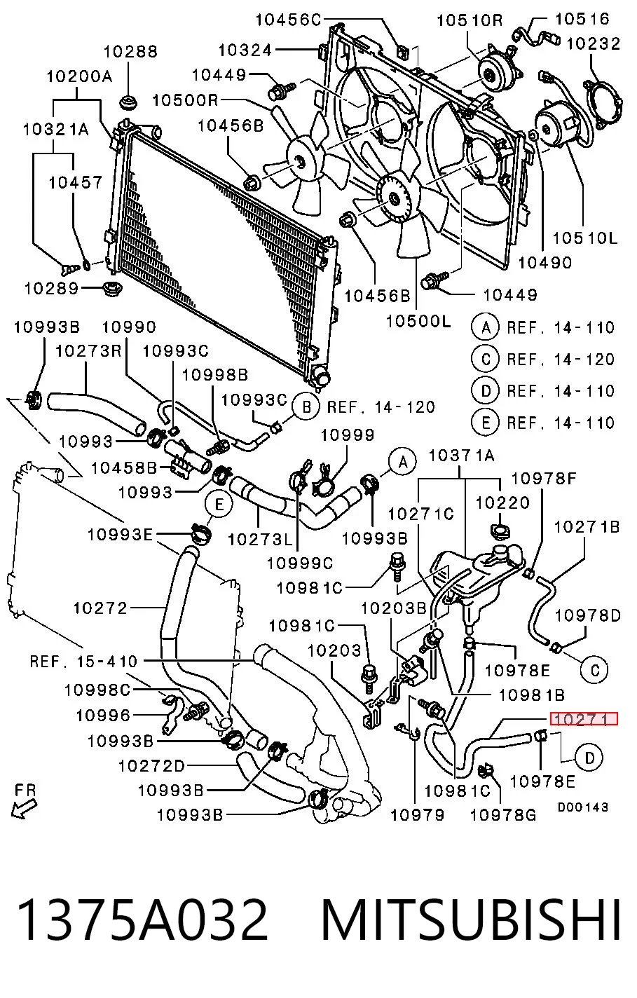 1375A032 Mitsubishi