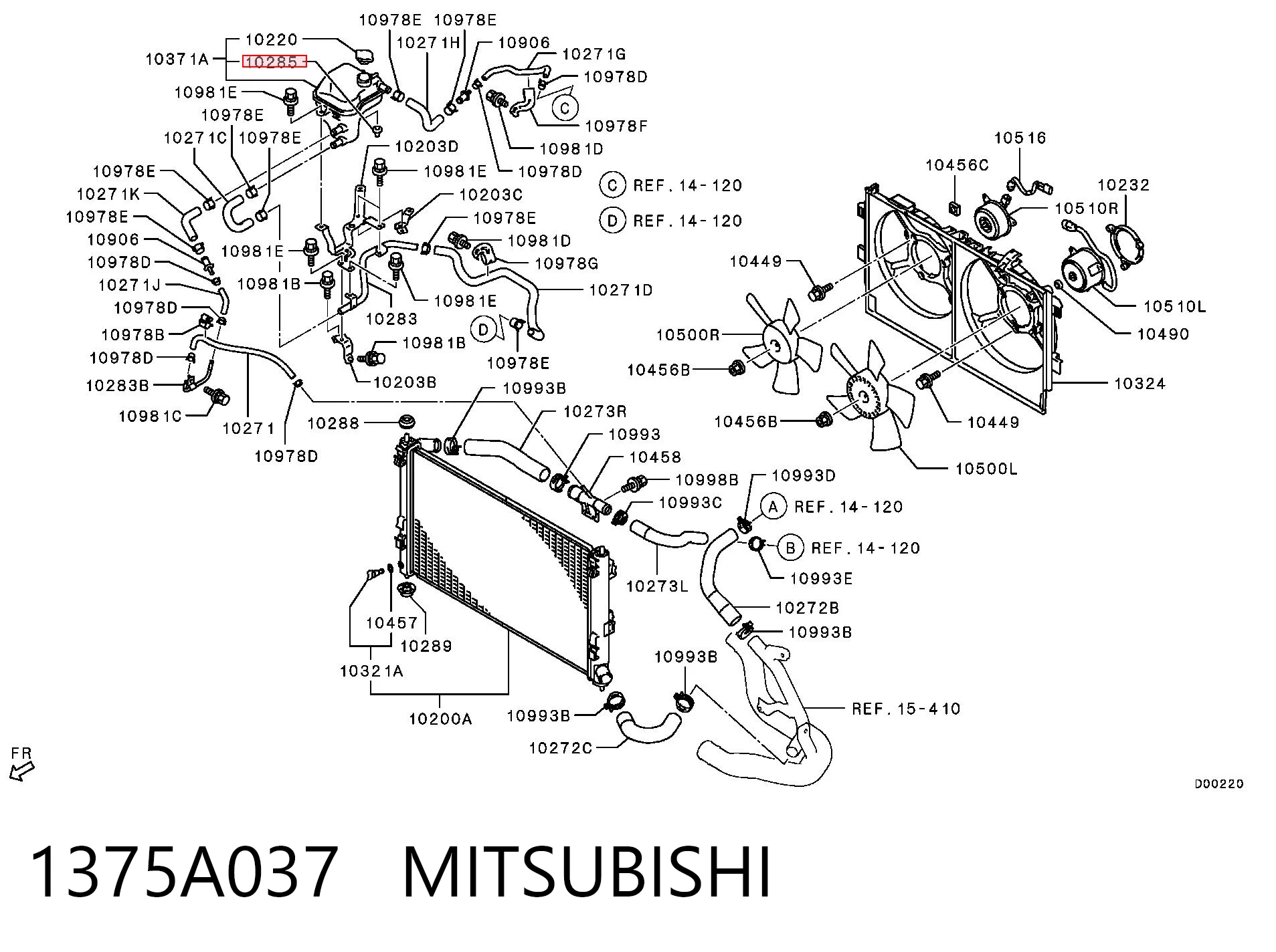 1375A037 Mitsubishi