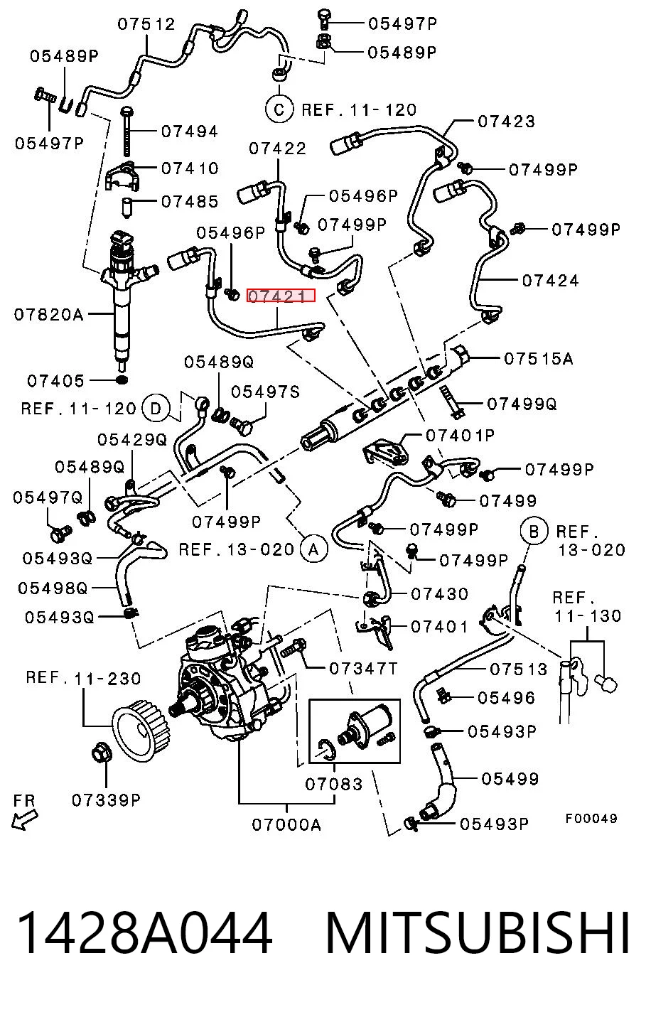 1428A044 Mitsubishi